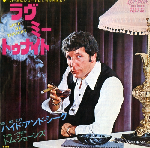 JONES, TOM love me tonight TOP-1401 - front cover