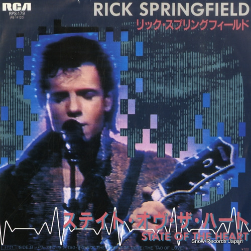 SPRINGFIELD, RICK state of the heart RPS-179 - front cover