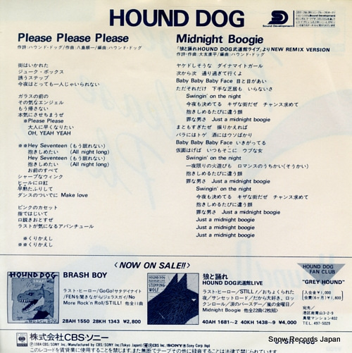 HOUND DOG please please please 07SH1468