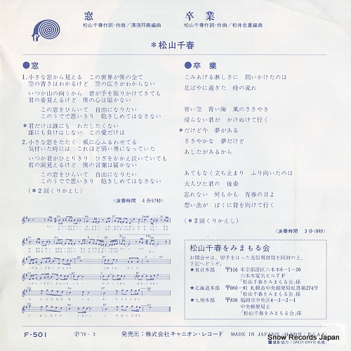MATSUYAMA, CHIHARU mado F-501