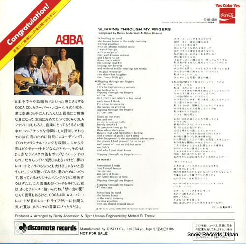 ABBA slipping through my fingers PD-105 / C-81-0590