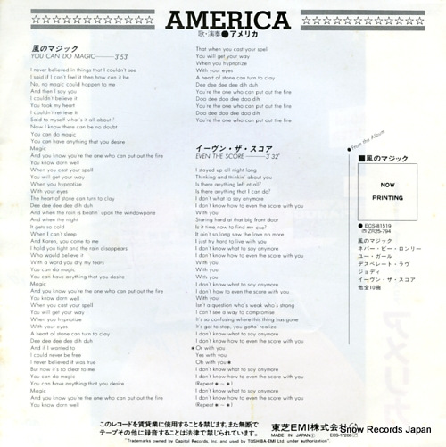 AMERICA you can do magic ECS-17268
