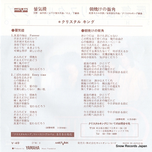 CRYSTAL KING shinkiro V-49