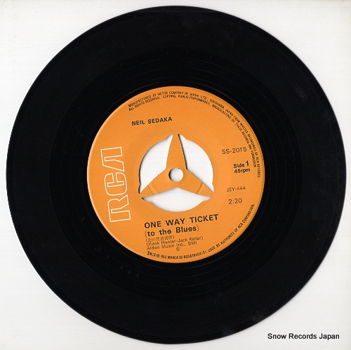 SEDAKA, NEIL one way ticket SS-2015