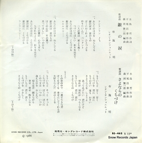 FUSE, AKIRA gin no namida BS-462