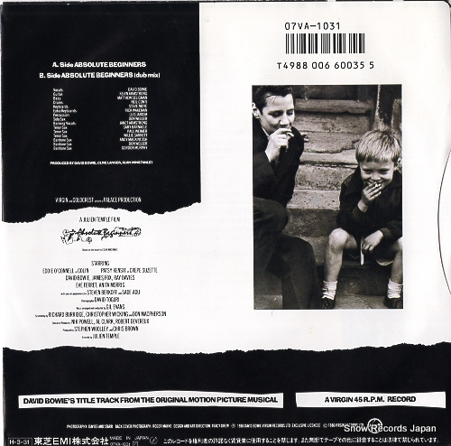 BOWIE, DAVID absolute beginners 07VA-1031