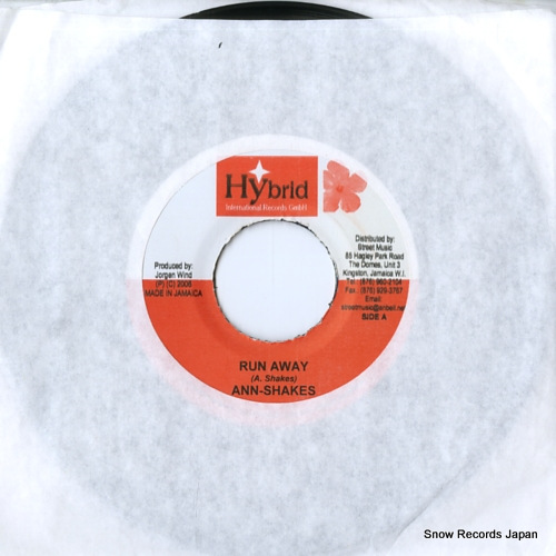 ANN-SHAKES run away HYBRID3125/3126 - front cover