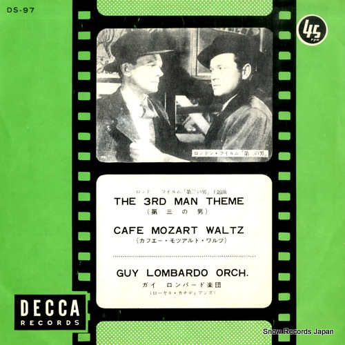 LOMBARDO, GUY AND HIS ROYAL CANADIANS the 3rd man theme DS-97 - front cover
