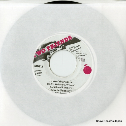 FRANKLYN, CHEVELLE i love your smile DSRASIDE-3964 / 17943 - front cover