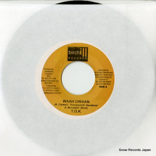 T.O.K waah gwaan MS005 - front cover