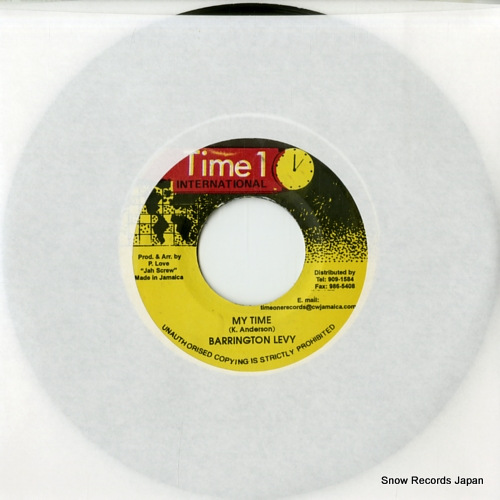 LEVY, BARRINGTON my time DSRASIDE7704 - front cover