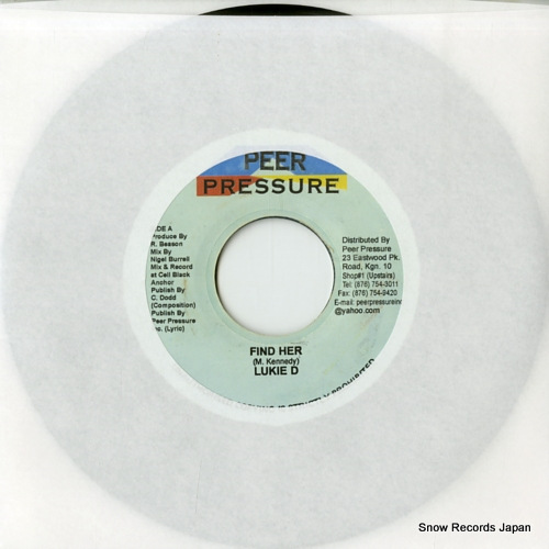 LUKIE D find her DSRASIDE-2340 - front cover
