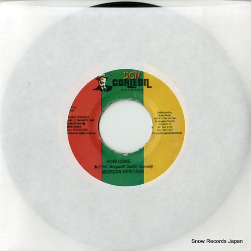 MORGAN HERITAGE how come DSRASIDE-1571 - front cover