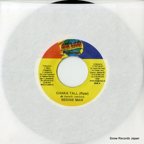 BEENIE MAN chaka tall(raw) FL0506 - front cover