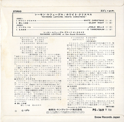 LEFEVRE, RAYMOND white christmas PS-169