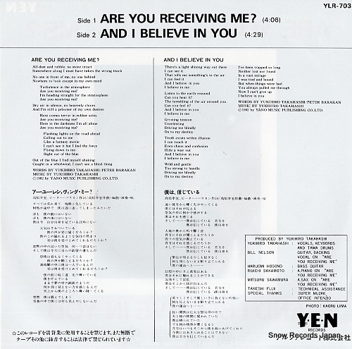 TAKAHASHI, YUKIHIRO are you receiving me? YLR-703
