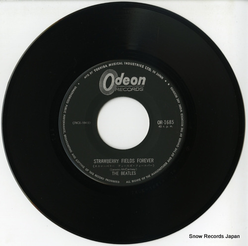 BEATLES, THE strawberry fields forever OR-1685