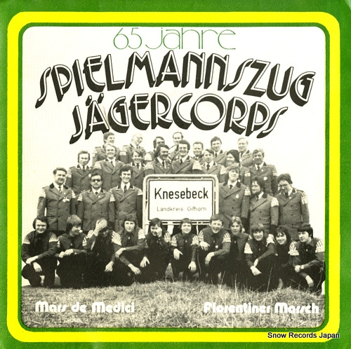 SPIELMANNSZUG JAGERCORPS KNESEBECK mars de medici WS130376 - front cover