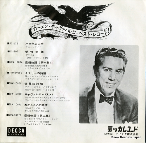 CAVALLARO, CARMEN to love again DS-603