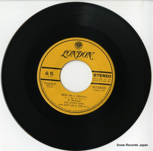 LIVELY ONES, THE beat no.1(misirlou) HIT-543