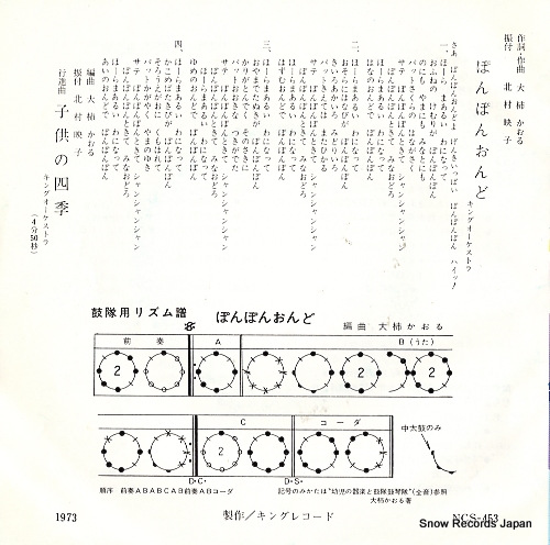 MORITA, KATSUKO ponpon ondo NCS-453