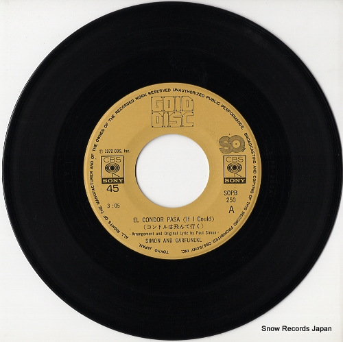 SIMON AND GARFUNKEL el condor pasa SOPB250