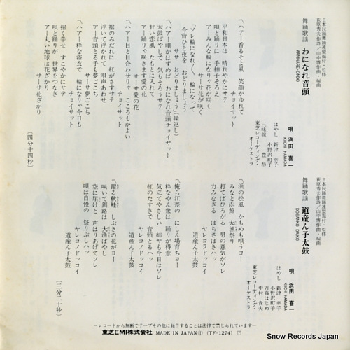 HAMADA, KIICHI waninare ondo TF-1274