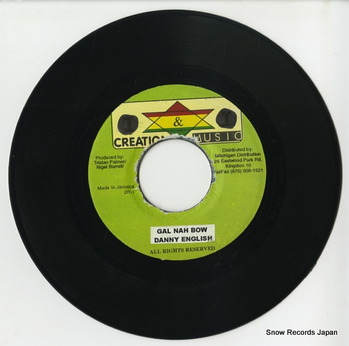 ENGLISH, DANNY gal nah bow DSRASIDE7200 - disc