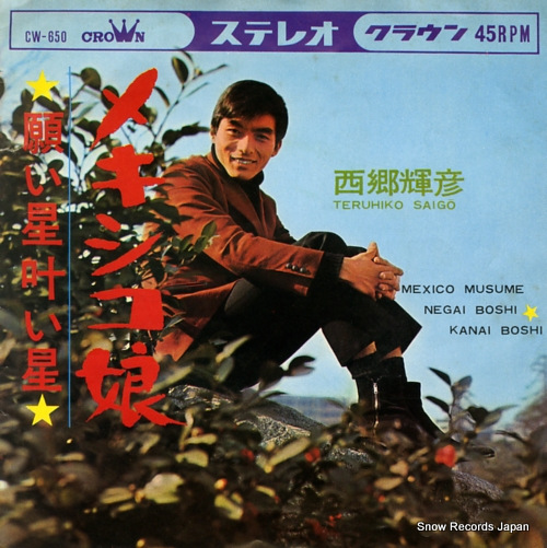 SAIGO, TERUHIKO negai boshi kanai boshi CW-650