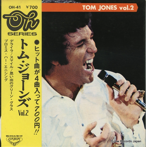 JONES, TOM oh tom jones vol.2 OH-41 - front cover