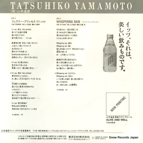 YAMAMOTO, TATSUHIKO fairy princess(it's you) WTP-17937