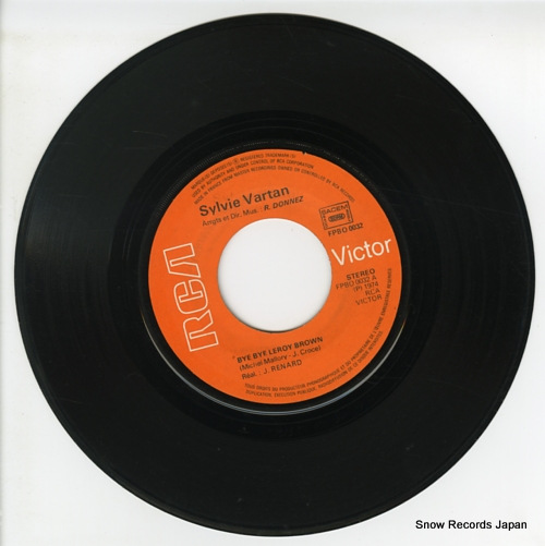 VARTAN, SYLVIE bye bye leroy brown FPBO0032 - disc