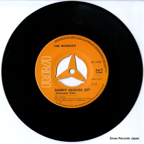 MONKEES, THE randy scouse git(alternate title) SS-1866