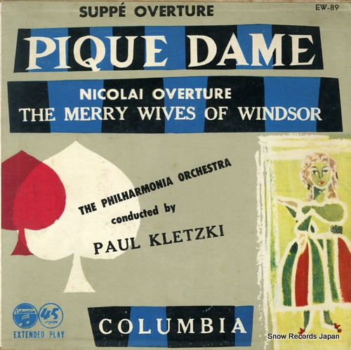 KLETZKI, PAUL suppe; overture 