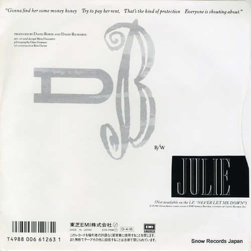 BOWIE, DAVID day-in day-out EYS-17698