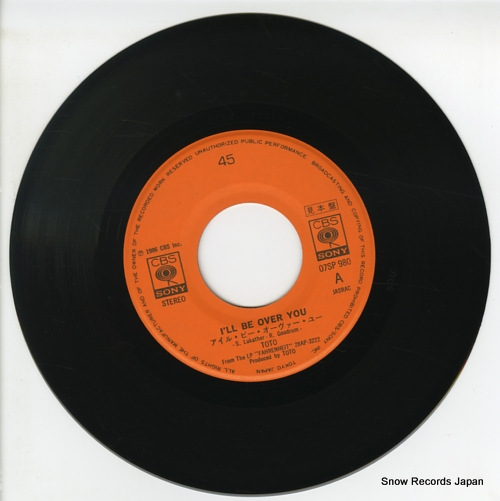 TOTO i'll be over you 07SP980
