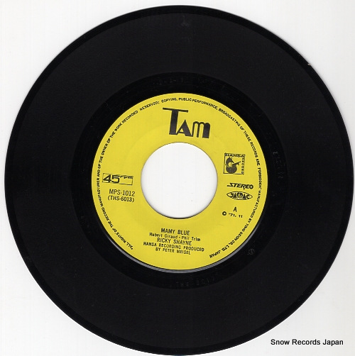 SHAYNE, RICKY mamy blue MPS-1012 - disc