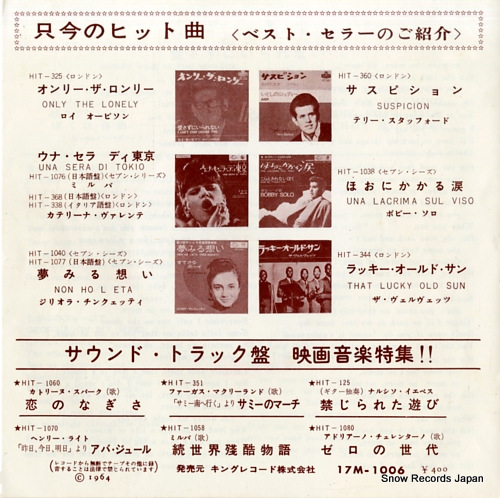 CHARLES, RAY i can't stop loving you 17M-1006