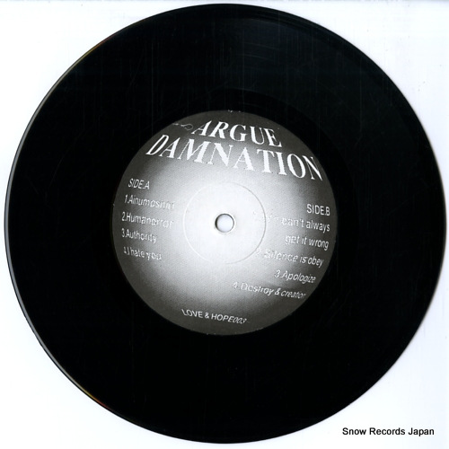 ARGUE DAMNATION fight for win, get our future!!.ep LH003 - disc