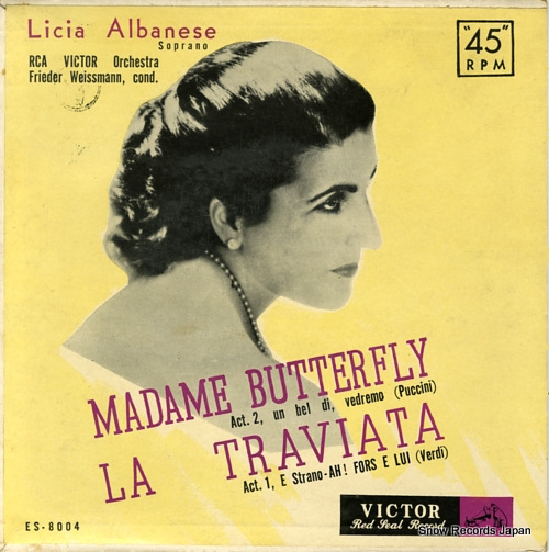 ALBANESE, LICIA madame butterfly ES-8004