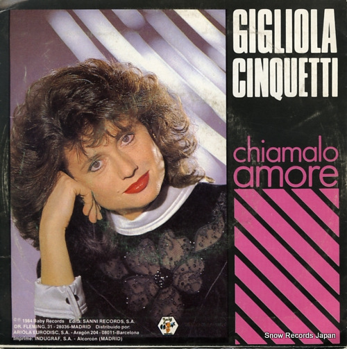 CINQUETTI, GIGLIOLA chiamalo amore BR50334