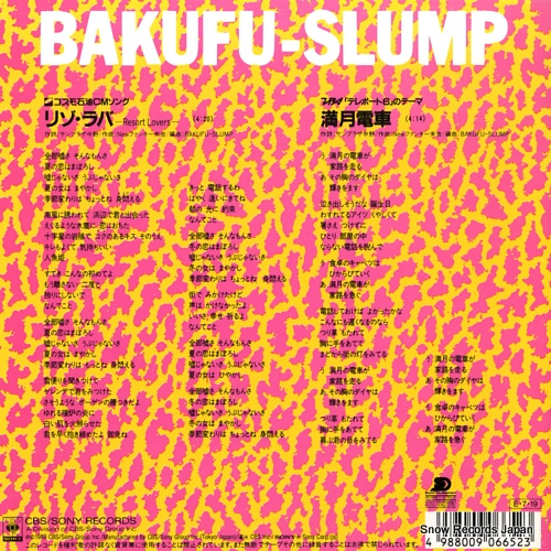 BAKUFU SLUMP resort lovers 10SH3313