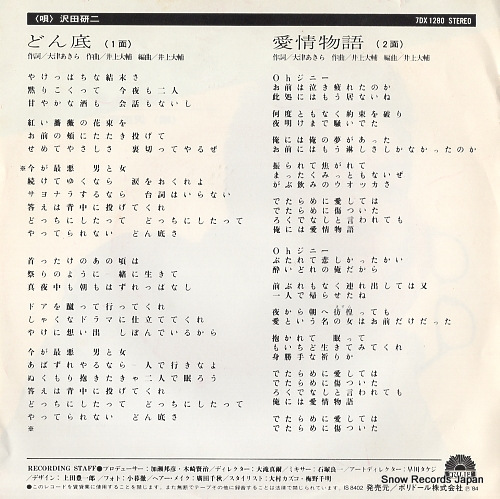 SAWADA, KENJI donzoko 7DX1280