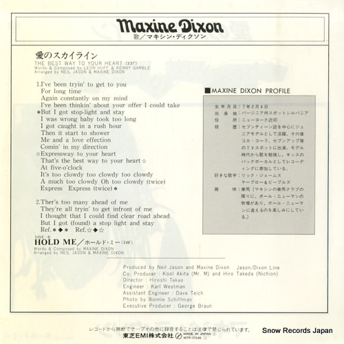DIXON, MAXINE the best way to your heart WTP-17249