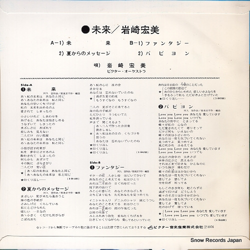 IWASAKI, HIROMI mirai SVC-1041