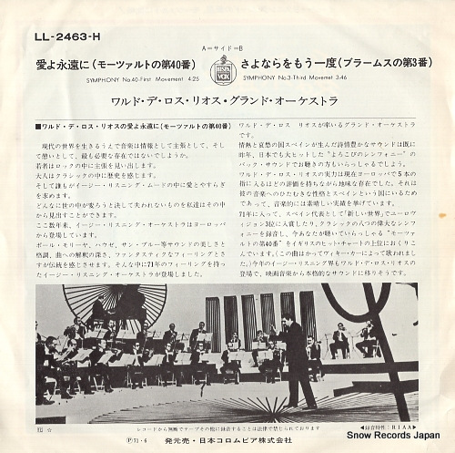 WALDO DE LOS RIOS mozart; symphony no.40 - first movement LL-2463-H