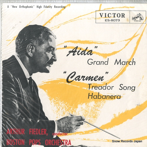 FIEDLER, ARTHUR aida grand march ES-8073 - front cover
