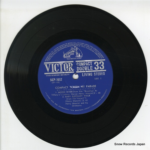 MANCINI, HENRY compact screen hit parade SCP-1052 - disc
