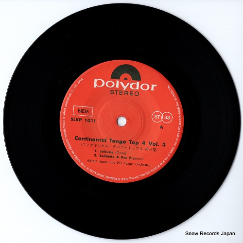 HAUSE, ALFRED continental tango top 4 vol.3 SLKP-1011