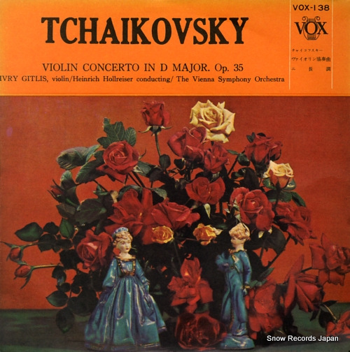 GITLIS, IVRY tchaikovsky; violin concerto in d major op.35 VOX-138